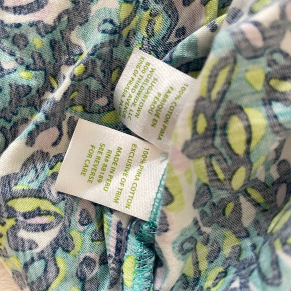 Lilly Pulitzer Windsor Sea Blue Its A Stretch Strapless Dress Sz XXS - Picture 6 of 6